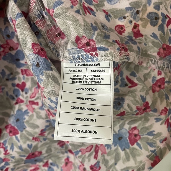 NWT BB Dakota by Steve Madden Floral Ditsy Top with Ruffle Sleeve Floral Print - Picture 6 of 7